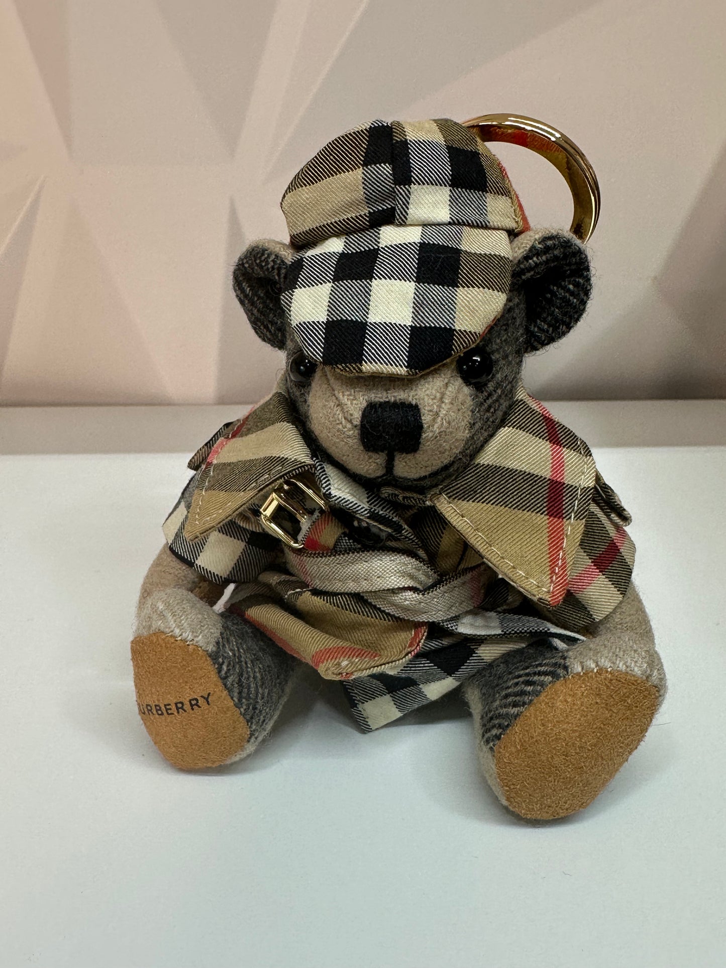 Keychain oso con gorro
