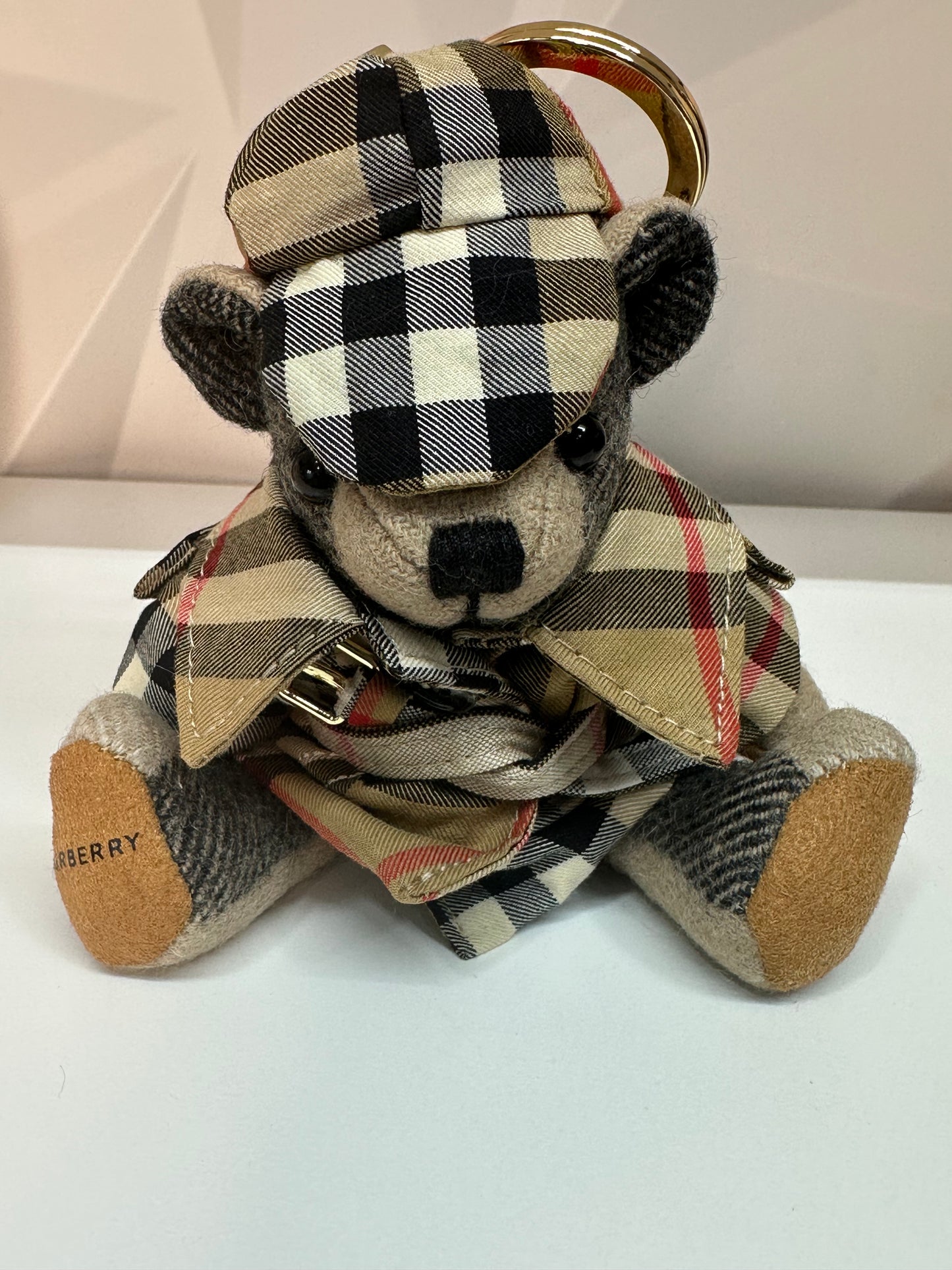 Keychain oso con gorro
